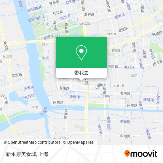 新永康美食城地图