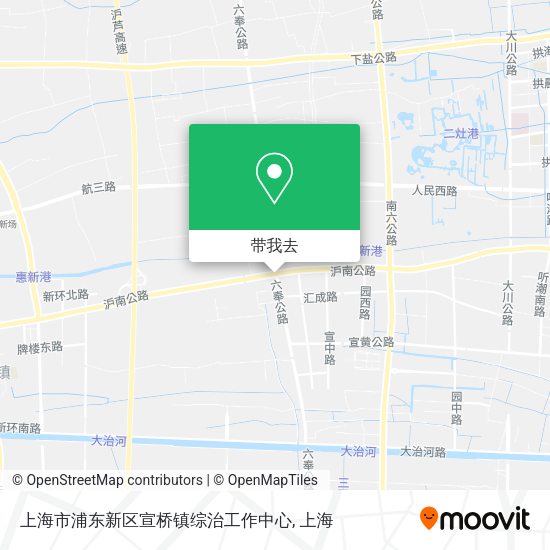 上海市浦东新区宣桥镇综治工作中心地图