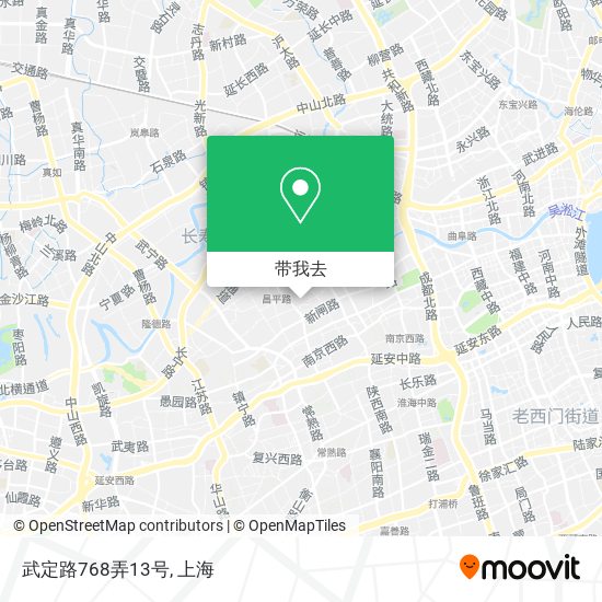 武定路768弄13号地图
