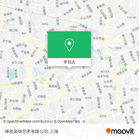琢筑装饰艺术有限公司地图
