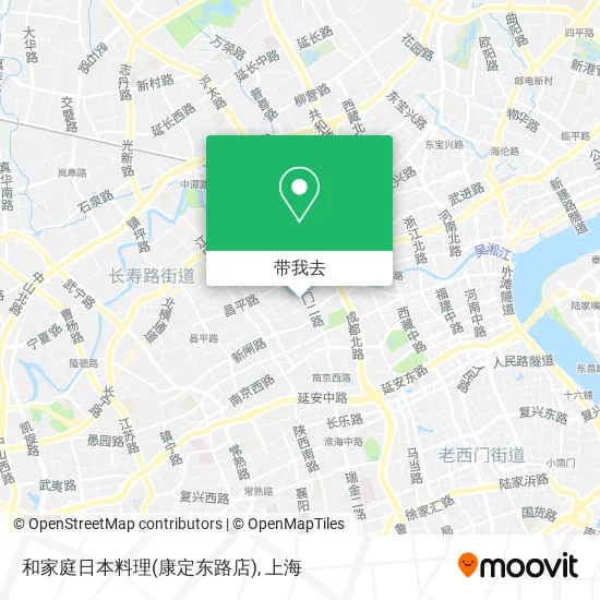 和家庭日本料理(康定东路店)地图