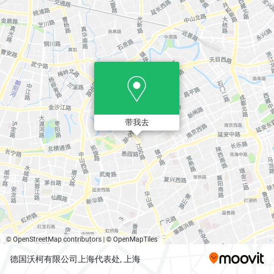德国沃柯有限公司上海代表处地图