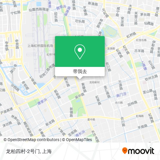 龙柏四村-2号门地图