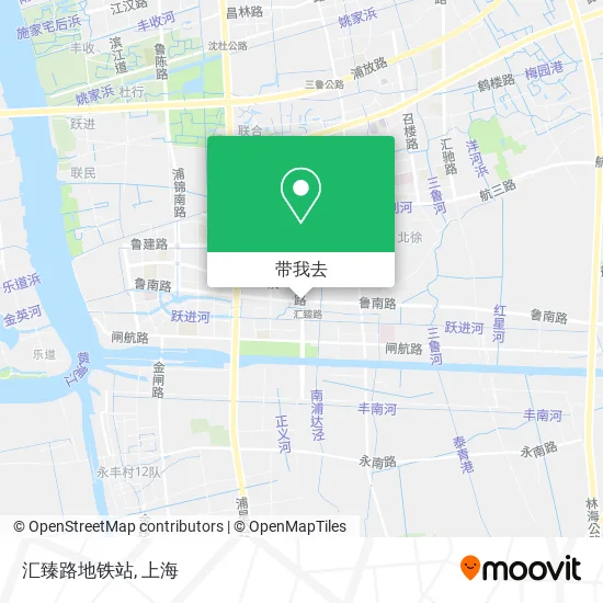 汇臻路地铁站地图
