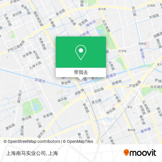 上海南马实业公司地图