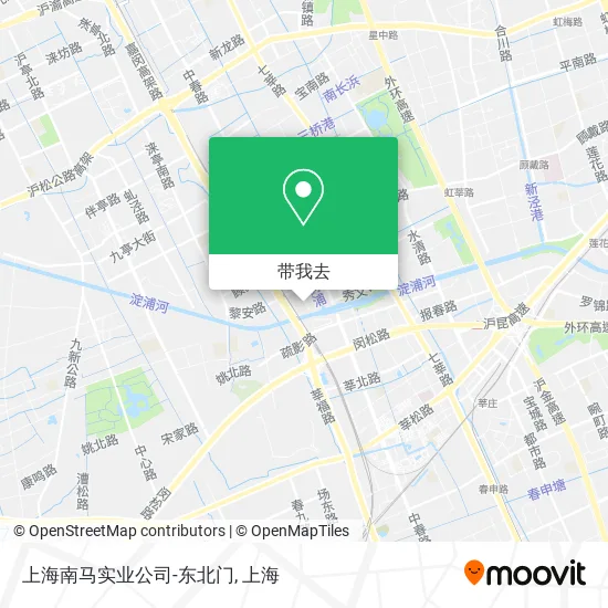 上海南马实业公司-东北门地图