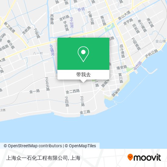 上海众一石化工程有限公司地图
