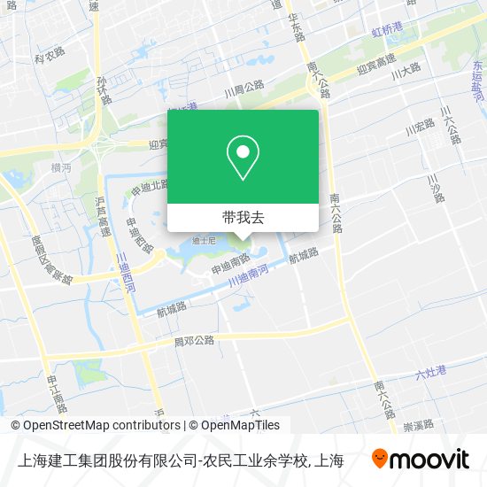上海建工集团股份有限公司-农民工业余学校地图