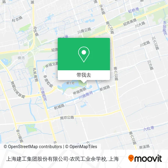 上海建工集团股份有限公司-农民工业余学校地图