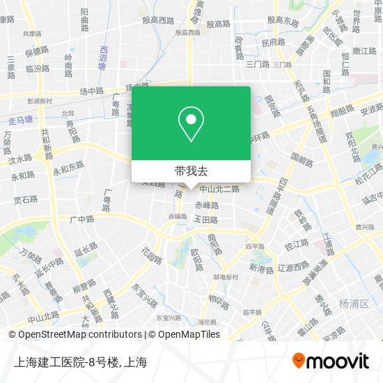 上海建工医院-8号楼地图