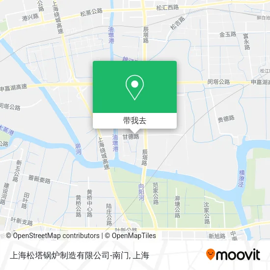 上海松塔锅炉制造有限公司-南门地图
