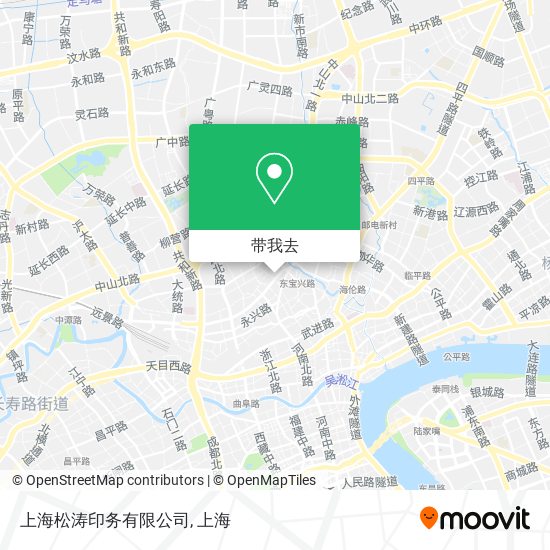 上海松涛印务有限公司地图