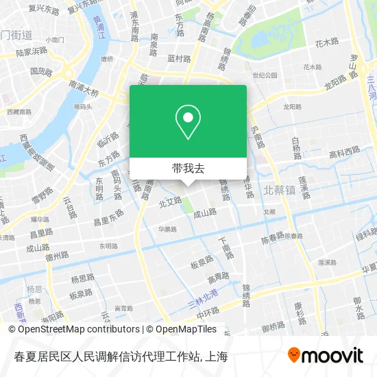 春夏居民区人民调解信访代理工作站地图