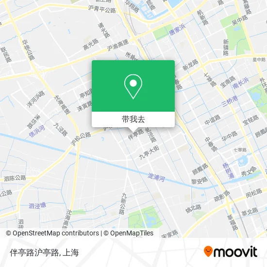 伴亭路沪亭路地图