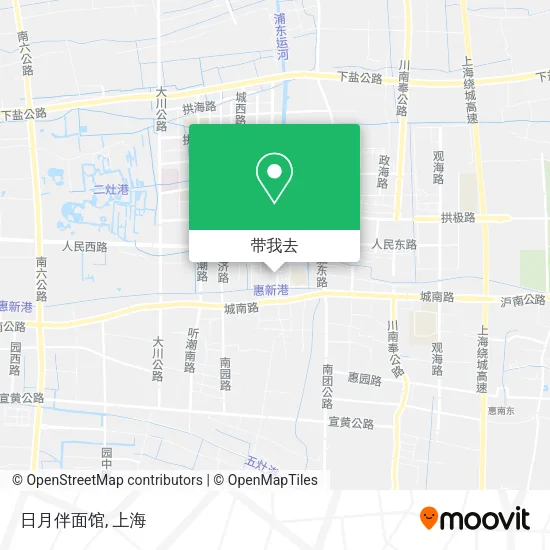 日月伴面馆地图