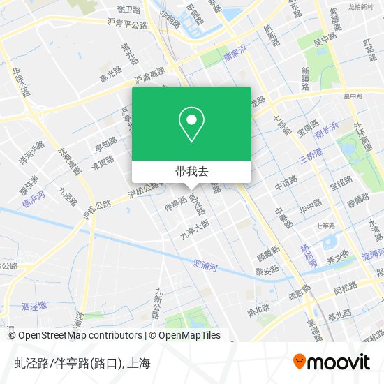 虬泾路/伴亭路(路口)地图