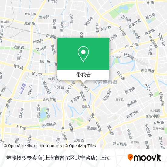 魅族授权专卖店(上海市普陀区武宁路店)地图