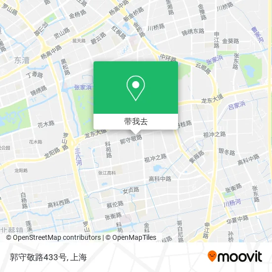郭守敬路433号地图