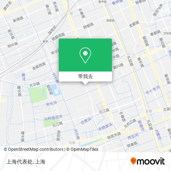 上海代表处地图