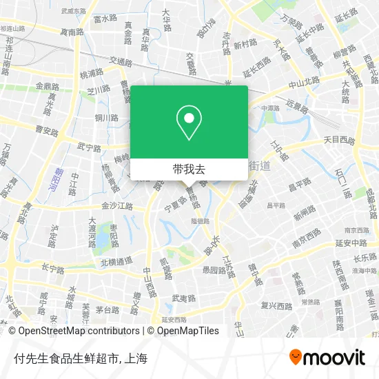 付先生食品生鲜超市地图