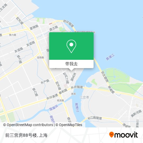 前三营房88号楼地图