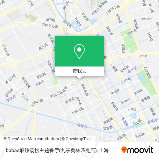 baba’s麻辣汤捞主题餐厅(九亭奥林匹克店)地图