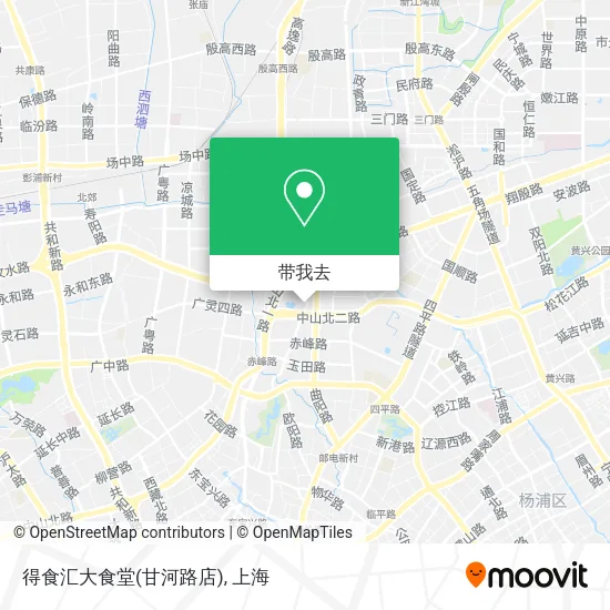 得食汇大食堂(甘河路店)地图