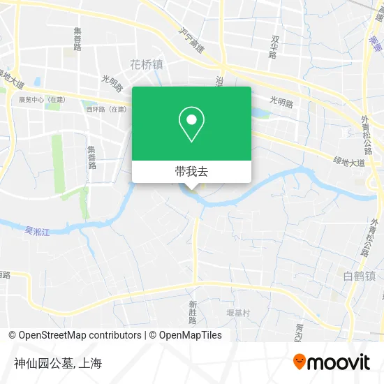 神仙园公墓地图