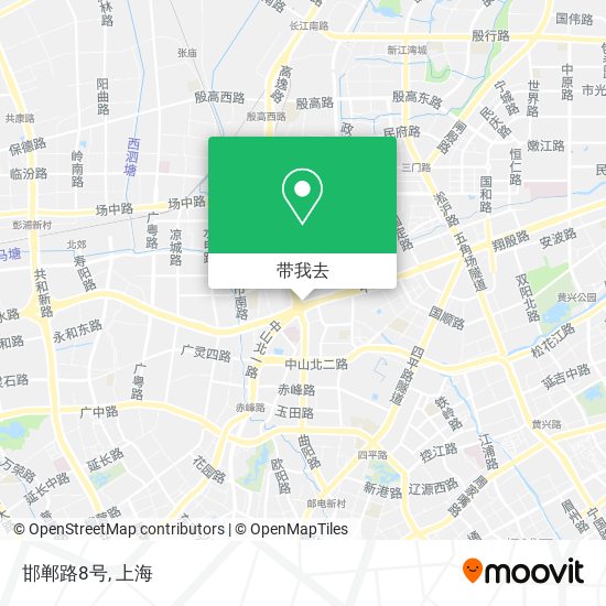 邯郸路8号地图