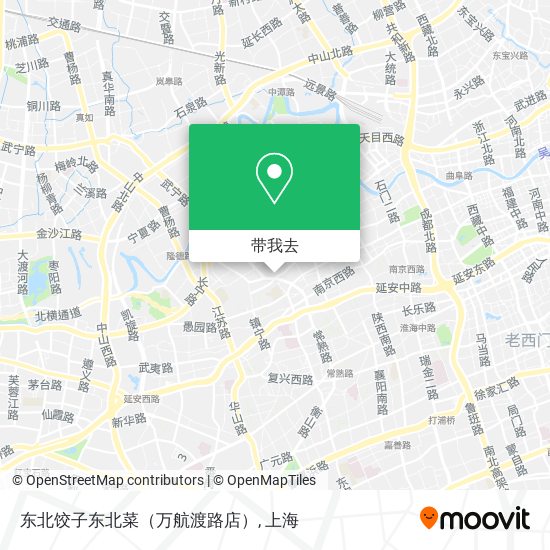 东北饺子东北菜（万航渡路店）地图