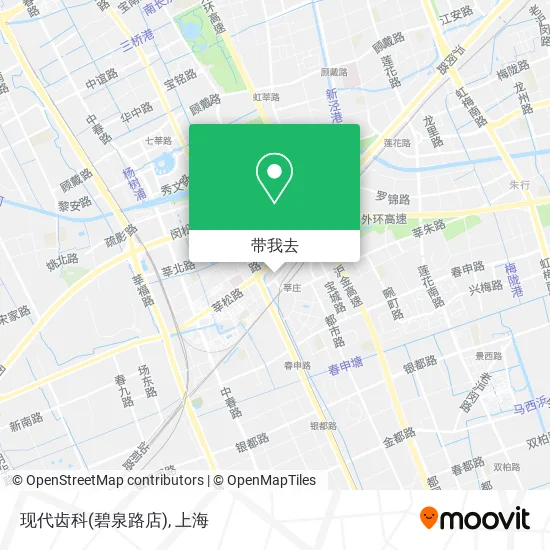 现代齿科(碧泉路店)地图