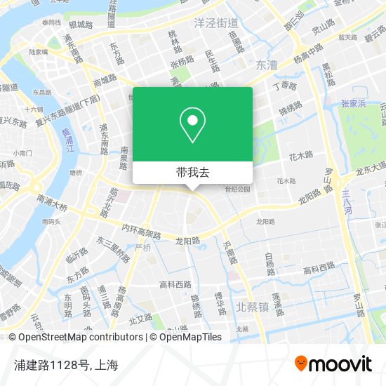 浦建路1128号地图