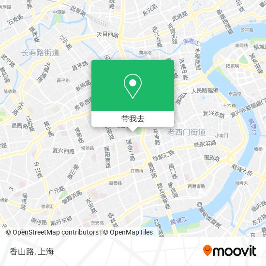 香山路地图