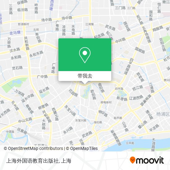 上海外国语教育出版社地图