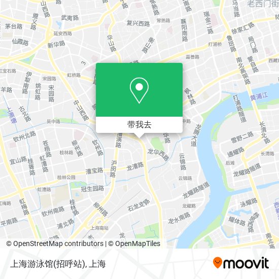 上海游泳馆(招呼站)地图