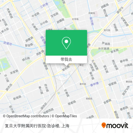 复旦大学附属闵行医院-急诊楼地图