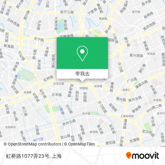 虹桥路1077弄23号地图