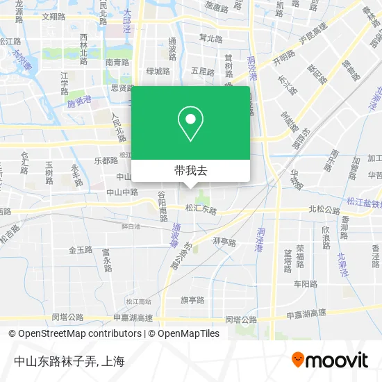 中山东路袜子弄地图