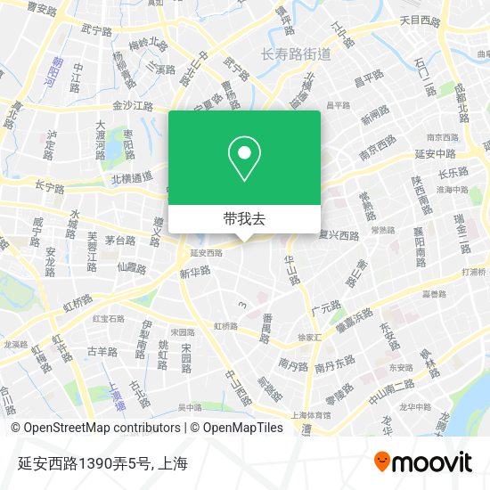 延安西路1390弄5号地图