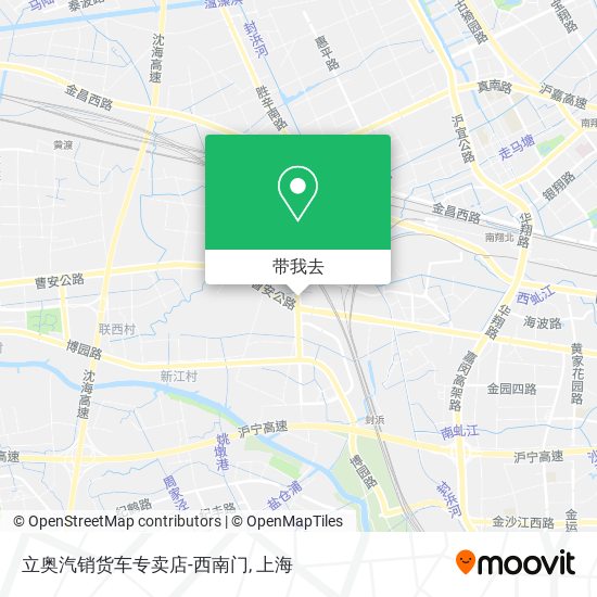 立奥汽销货车专卖店-西南门地图