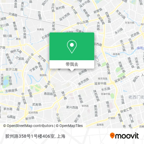 胶州路358号1号楼406室地图