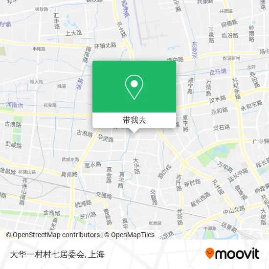 大华一村村七居委会地图