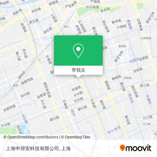 上海申得安科技有限公司地图