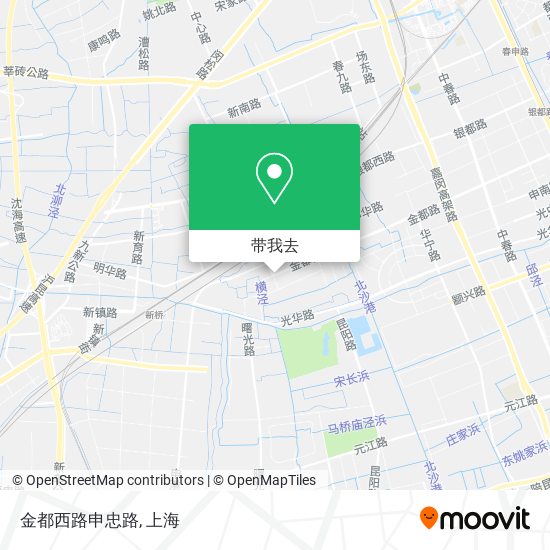 金都西路申忠路地图