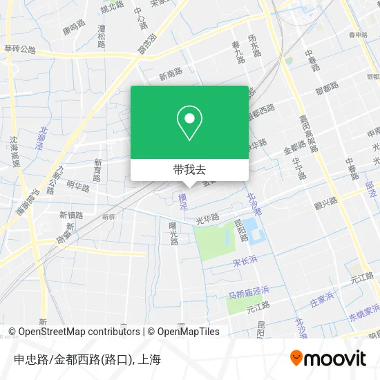 申忠路/金都西路(路口)地图