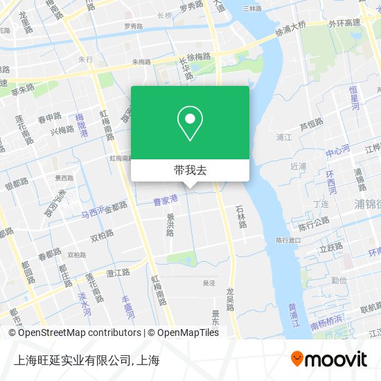 上海旺延实业有限公司地图