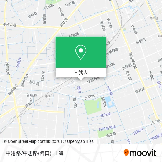 申港路/申忠路(路口)地图