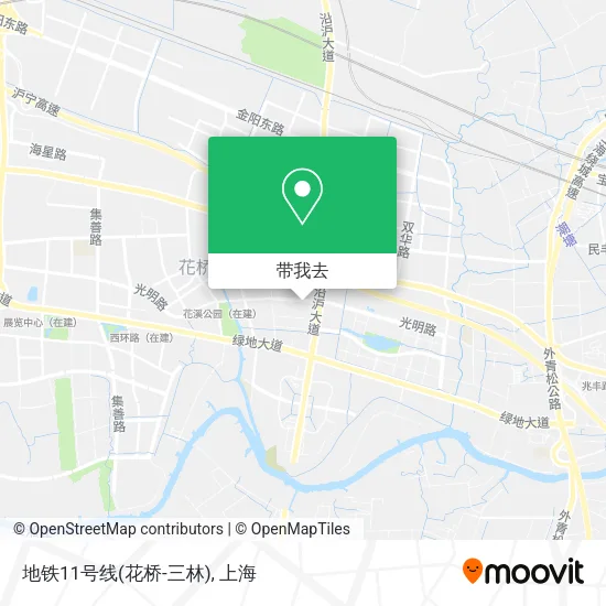 地铁11号线(花桥-三林)地图