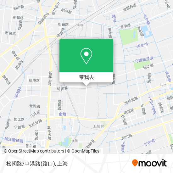 松闵路/申港路(路口)地图