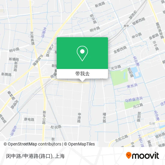 闵申路/申港路(路口)地图